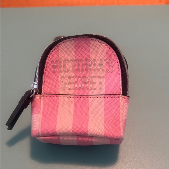 Victoria's Secret Handbags - Victoria's Secret Pink Striped Cosmetic Case